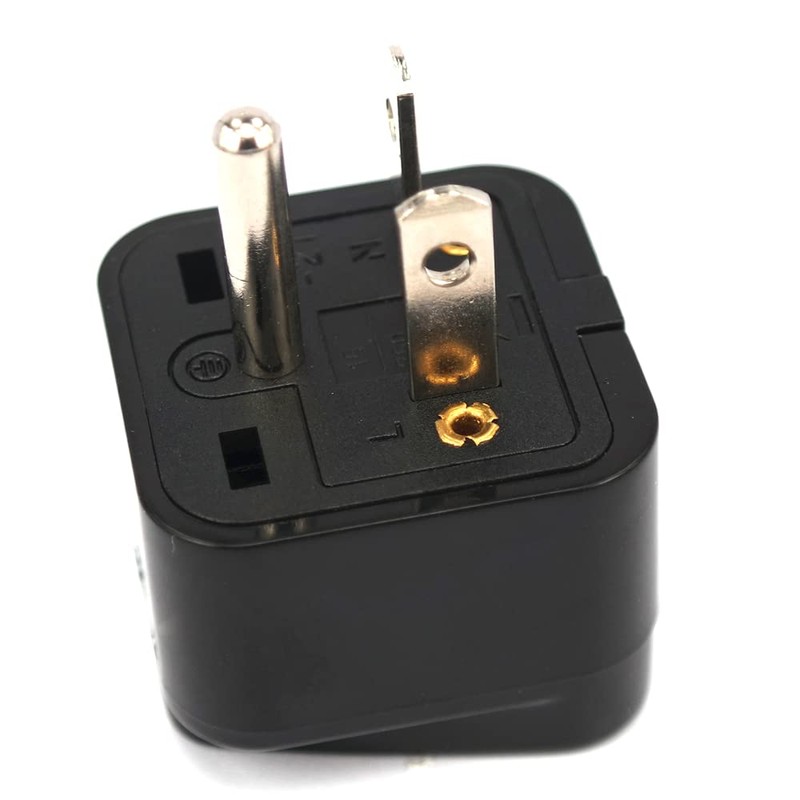 Tekit Black NEMA 6-20P Universal Plug Adapter110-250V 15A,Universal World to