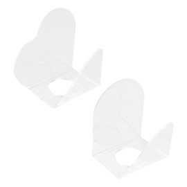 OHPHCALL 2pcs Handheld Makeup Mixing Palette Lightweight Portable Mixing Tray for Foundations Lipsticks and Nail Art for Professional and Makeup Applications