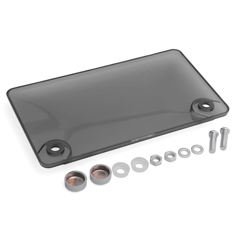 lenkdou Motorcycle License Plate Cover Protector For All Motorbike 4x7