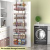 Moforoco Over The Door Pantry Organizer, Pantry Door Organizer Shelves,