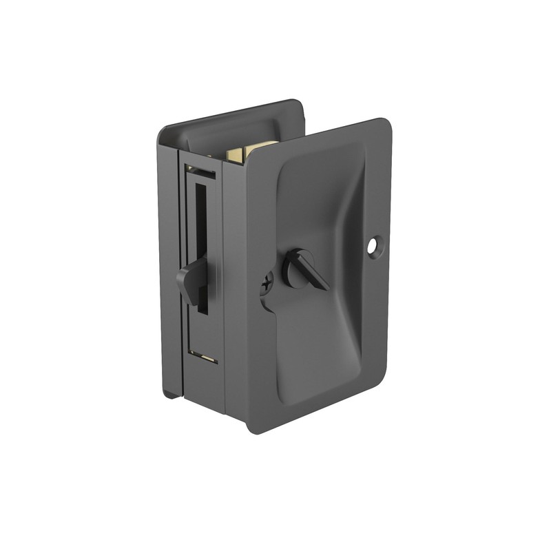 Richelieu Hardware 1701FBPSBC Onward Rectangular Pocket Door Pull with Privacy