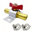 Lophtnix 5/8" Barb PEX Valve, 16mm OD Brass Ball Valve