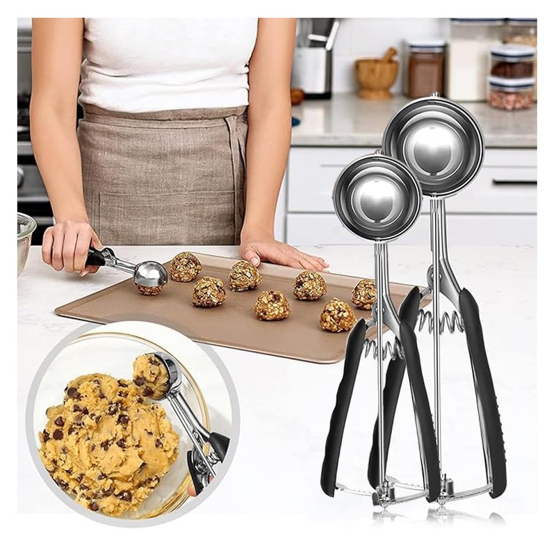 Ice Cream Disher, 1 pcs, 3cm/5 cm Ice Cream Spoon,