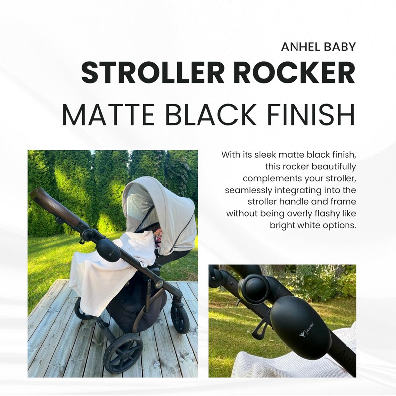 Rechargeable Stroller Pram Rocker, Portable Weatherproof Baby Sleep Device, Fits