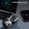 TECKNET Bluetooth Headphones with AI Noise Cancellation and Adjustable Mic