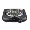 Mainstays Black Single Burner with Adjustable Temperature Control in BOX