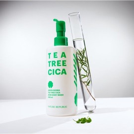 Nature Republic (Back Acne Care) Green Derma Tea Tree Cica Acne Body Wash / (등드름 케어) 그린더마 티트리 시카 아크네 바디워시