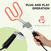Ivation Premium 500W Electric Charcoal Starter (Small) – Quickly Ignite