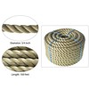 HOSTIC Twisted 3 Strand Polypropylene Synthetic Rope Multipurpose Artificial Manila