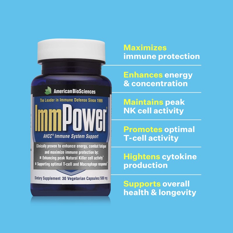 American BioSciences ImmPower | Enhanced Immune Support, Natural Killer Cell