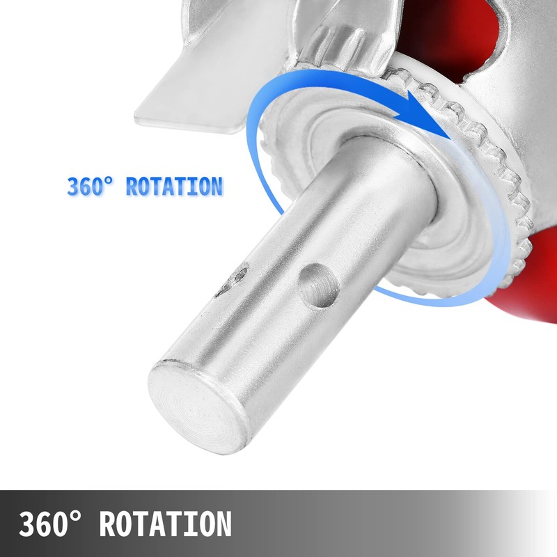 VEVOR Scaffolding Wheels Set, Heavy Duty 4-Pack 8" Scaffolding Casters,