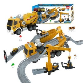 City Builder Heavy Equipment Vehicle Transforming Ready-Mix Concrete_P329293543 / 시티빌더 중장비자동차 변신레미콘P329293543