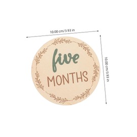 Operitacx Wooden Baby Milestone Discs Baby Monthly Milestone Cards Baby Growth Milestone Baby Monthly Card Baby Mile Card
