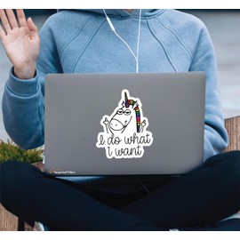 IMPERIAL VIBES – I Do What I Want Sticker – Vinyl Sticker for Car, Truck, and Van– Indoor and Outdoor Use for Laptop – Waterproof Decal for Mobile and Water Bottle – Removable Window Decal Imp – 02