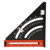 Triangle Angle Ruler Woodworking Folding Aluminum Alloy Measuring Tools 0