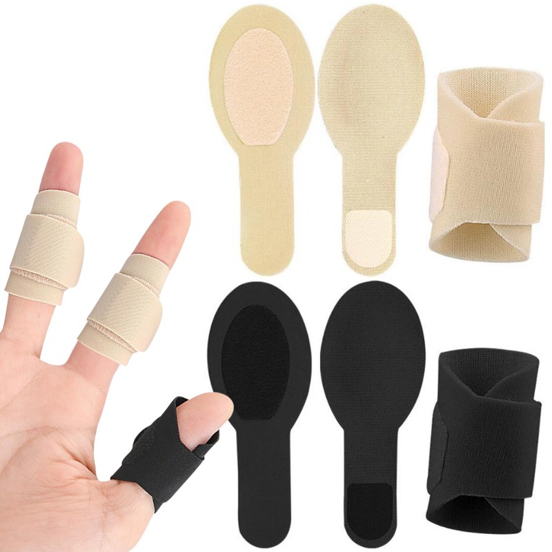 2pcs Venda Protector de Dedo Mano Soporte Férula Dolores con