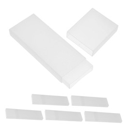 Baluue 6pcs Tongue Scraper Storage Box Portable Case for Travel Organizes Scrapers Essentials for Toothbrushes Chopsticks