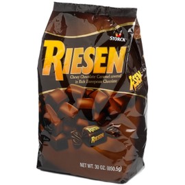 Riesen Chewy Chocolate Caramel Covered in Rich European Chocolate 30 Oz Bags Individually Wrapped Pieces