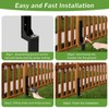 ITeeLas Fence Post Repair Kit,Fence Post for Repairing Leaning,Broken Wood