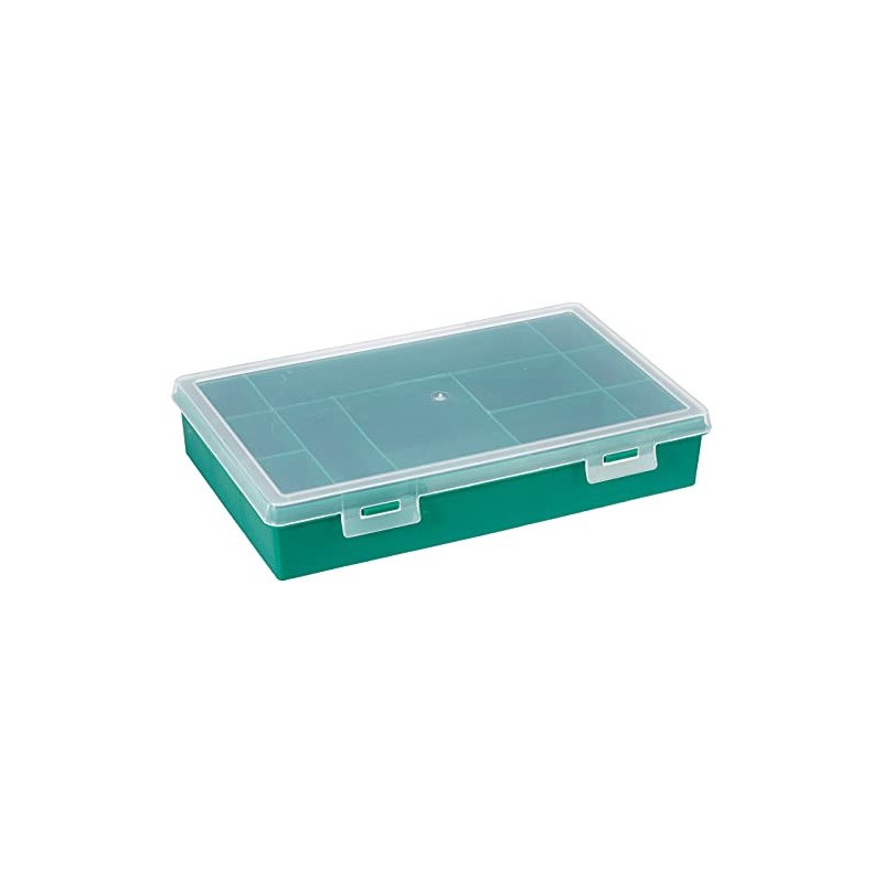 Tayg TAYG-BOX4 Assortment Box, 11 Compartments, Green