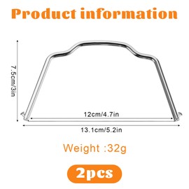 Mabor 2Pcs Cheese Cutters for Block Cheese Butter Slicer Cutter Stainless Steel Multipurpose Single Stick Food Slicer Tool Handheld for Butter Avocado Slicer Tool