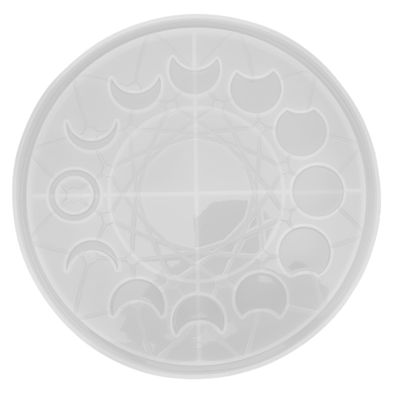Moon Phase Tray Mold Lunar Eclipse Crescent Epoxy Resin Casting