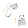 sourcing map Foldable Purse Hook - 2.56"x1.97"(LxW) Metal Portable Handbag