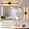 YINDUZ Black Battery Operated Wall Sconce, Cordless Rechargeable Wall Sconces