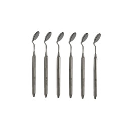 Wise Dental Double Sided Mirror Front Surface # 5 (Pack of 6) with Handles