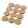 Soft Touch 4074095N 9/16" Round Tan Self Stick Cork Disks