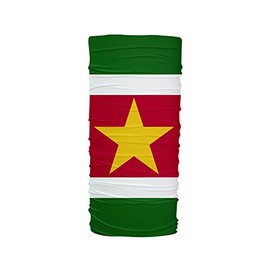 ScudoPro Suriname Flag Multifunctional UV Protection Headband Face Dust Mask Bandana