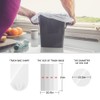 Teivio 5 Gallon 100 Counts Strong Trash Bags Garbage Bags,