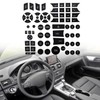 Priprilod Door Steering AC Window Repair Button Kit Decal Stickers