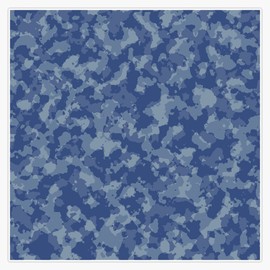 HOF Trading Blue Digital Camouflage Vinyl Sticker Waterproof Decal Laptop Wall Window Bumper Sticker 5"
