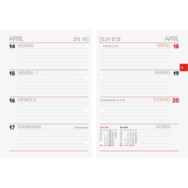 BRUNNEN Weekly Replacement Calendar Model 731 2026 100 x 140 mm