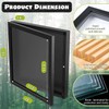 3 Pack T Shirt Display Frame, 13" x 13" Black