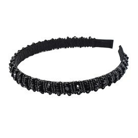 scicent Hairband Rhinestone Headbands for Women Glitter Crystal Hair Bands Fashion Jeweled Hair Accessories for Girls Gorgeous Hair Hoop Thin Head Band Ladies, Light Blue - 16523