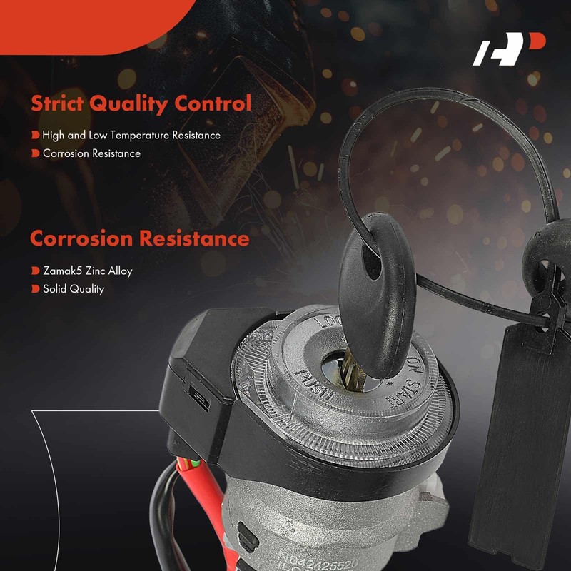 A-Premium Ignition Lock Cylinder with 2 keys Compatible with Kia