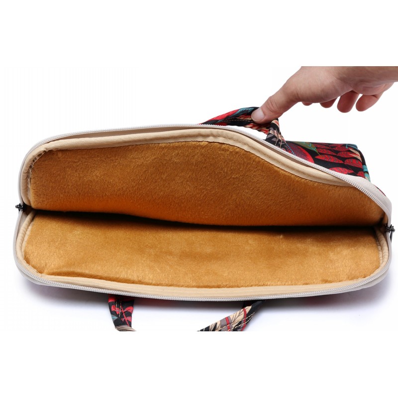 fdsmall 13.3 Inch Laptop Case, Canvas Computer Bag Case, Protective