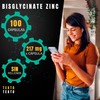 Bisglicinato de Zinc | Mayor absorción | con Cúrcuma y