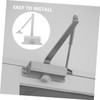 Operitacx Door Closer Interior Indoor Spring Living Closer Buffer Close