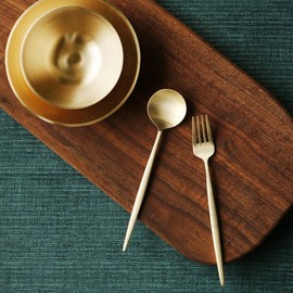 Notdam Bangjja Yugi Western Dessert Cutlery 4P / 놋담  방짜유기 양식 디저트 커트러리 4P