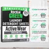 Rockin' Green Active Wear Travel Laundry Detergent Sheets Unscented -
