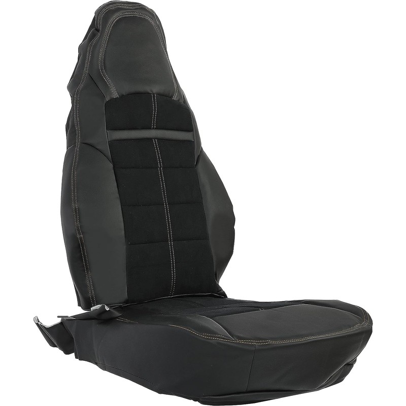 Kojem Seat Covers Set Compatible with 2005-2011 Corvette C6 Driver