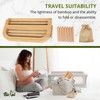 Bamboo Baby Bottle Drying Rack - Space Saving Bottle Dryer