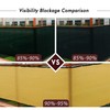 UPGRADE Privacy Fence Screen 90% Visual Blockage 3'x30' Sand Outdoor