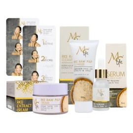Set Skincare Arroz MC Life Hidratante Aclarante Facial Todo Tipo de Piel                                                                              