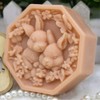 Easter Bunny Silicone Soap Molds for Soap Making Rabbit DIY