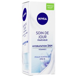 Nivea Soin de Jour Fraîcheur Hydratation 24H Peaux Normales SPF15 50 ml