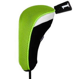 Andux Golf 460cc Drivers Club Head Covers Short Neck Green